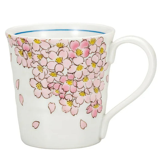 Tomoko Nitta Kutani cherry blossom Mug