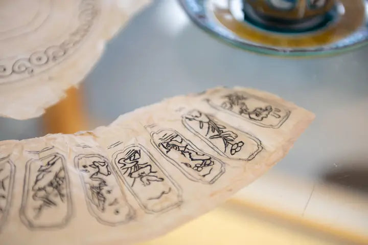 Tamekichi Mitsui, the inheritor of Ko-Kutani and Yoshidaya