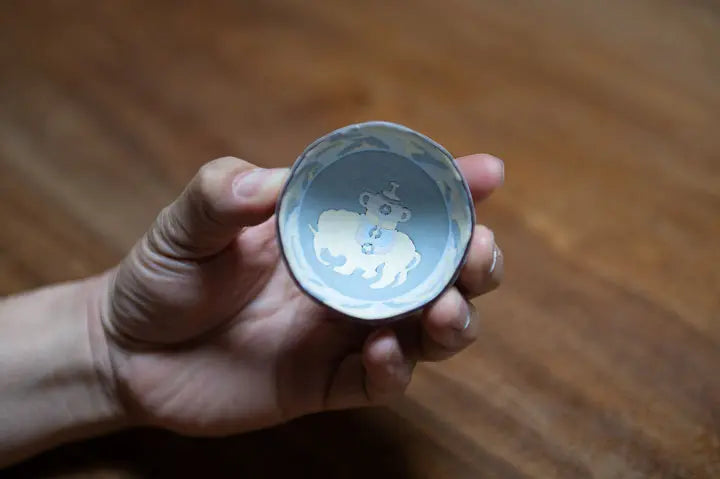 Tamekichi Mitsui, the inheritor of Ko-Kutani and Yoshidaya