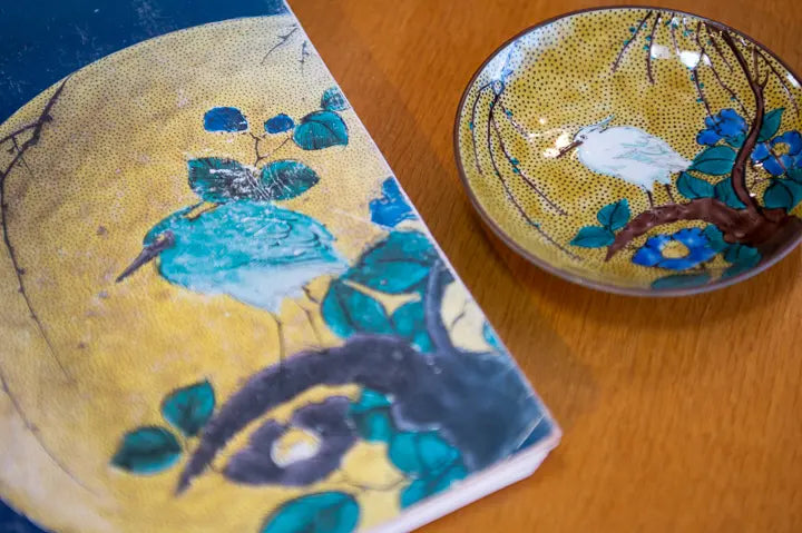 Tamekichi Mitsui, the inheritor of Ko-Kutani and Yoshidaya