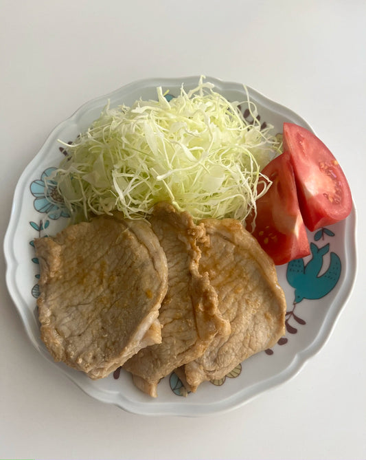 Pork Ginger, a classic Japanese teishoku meal