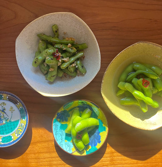 Arranged frozen EDAMAME recipe