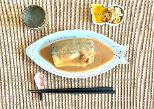 Miso-nimono Saba (Mackerel)