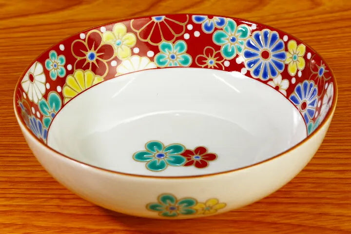 Seiko Kiln Kutani Plum and Chrysanthemum Small Bowl