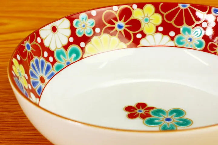 Seiko Kiln Kutani Plum and Chrysanthemum Small Bowl