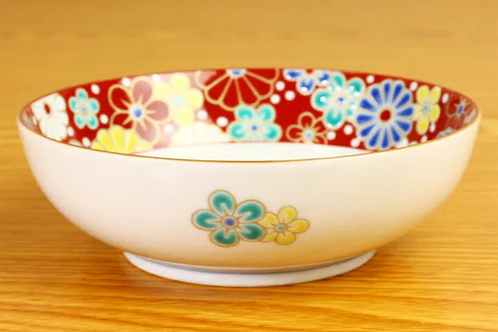 Seiko Kiln Kutani Plum and Chrysanthemum Small Bowl