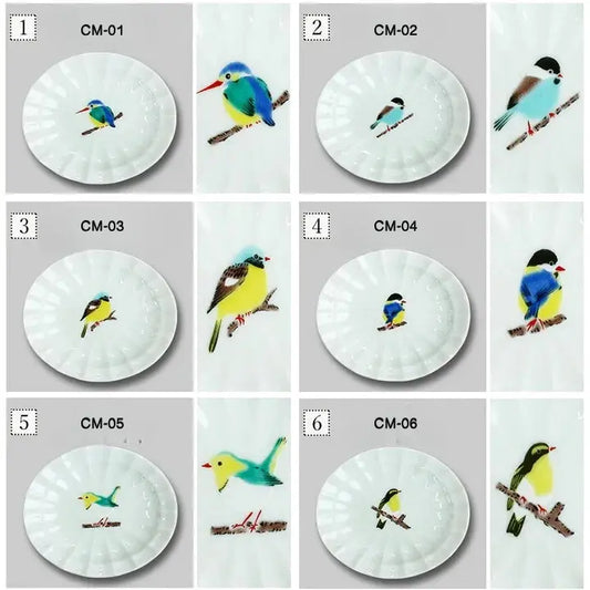 Seiko Kiln Kutani Chun Chun Small Plate Collection