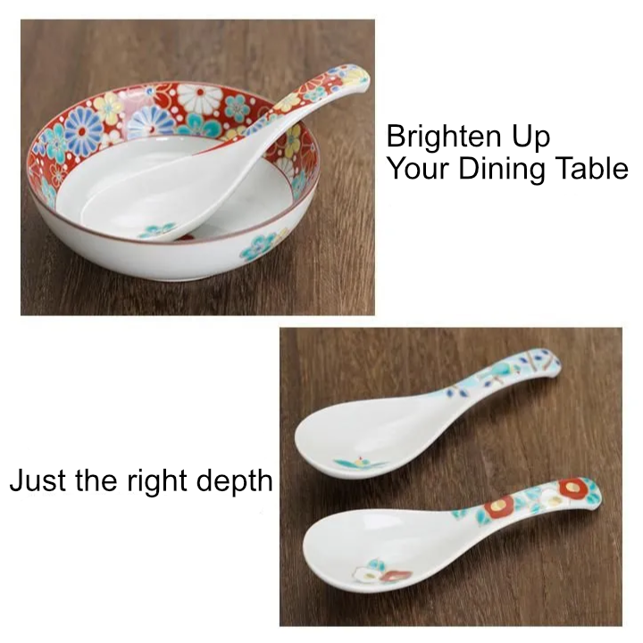 Seiko kiln Chinese Soup Spoon Collection