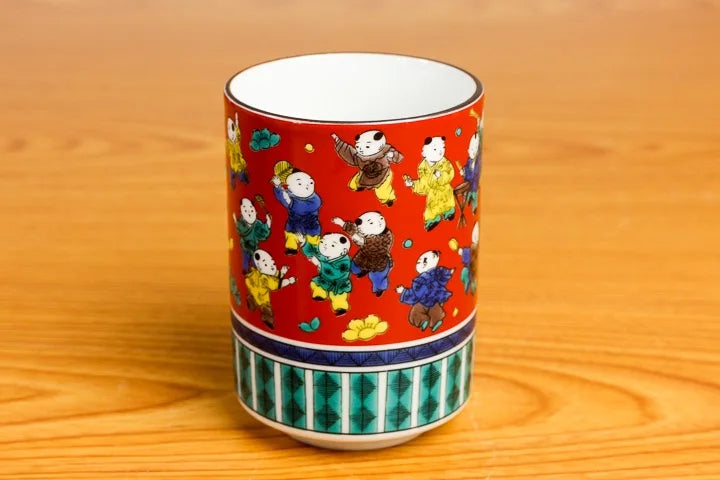 Seiko Kutani mokubei Yunomi Japanese Teacup