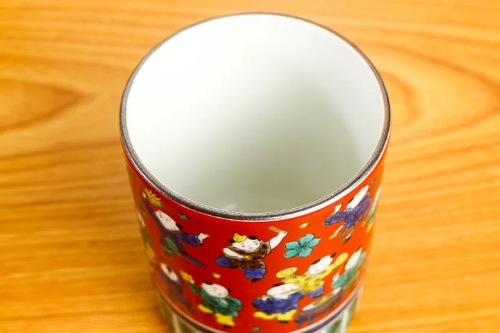 Seiko Kutani mokubei Yunomi Japanese Teacup