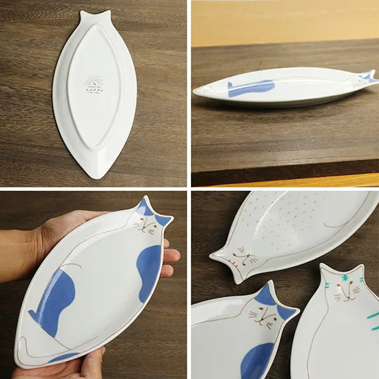 Harekutani Cat  Medium Plate