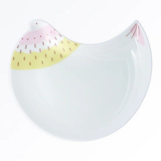 Harekutani Bird (pink) Medium Plate