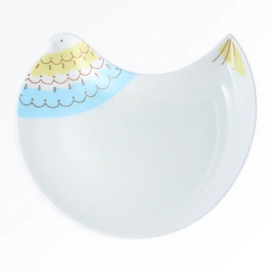 Harekutani Bird (yellow) Medium Plate