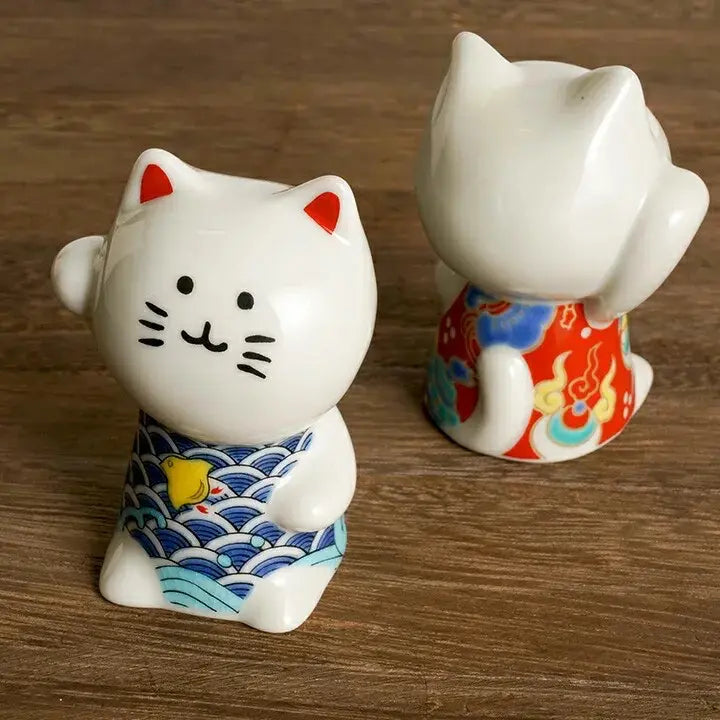 Seiko Kiln Kutani Lucky Cat Correction