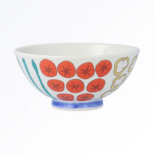 Harekutani Vegetable (blue) Rice Bowl