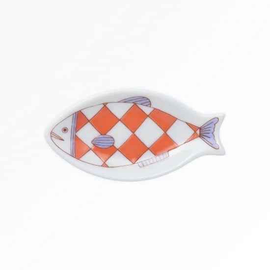 Harekutani Small Fish (red) Chopstick Rest