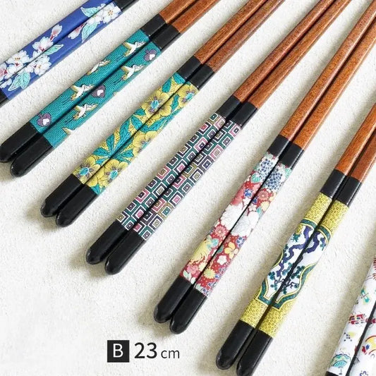 Seiko Kiln Kutani Wakasa Lacquered Chopsticks（Brack)
