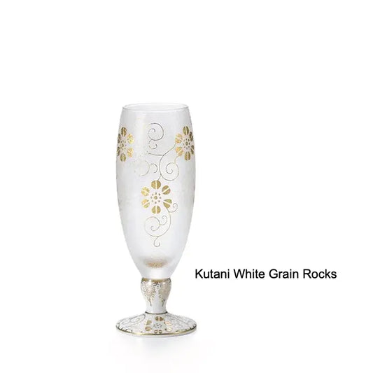 Kutani White Grain Rocks Cup