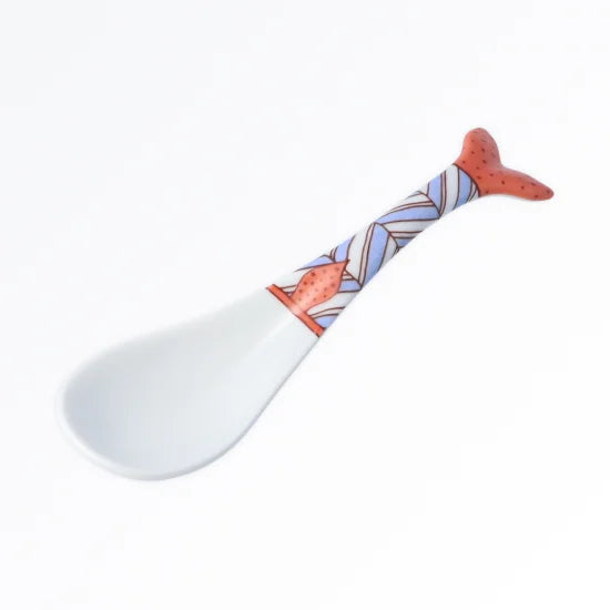 Harekutani Whale Chinese Soup Spoon (purple)