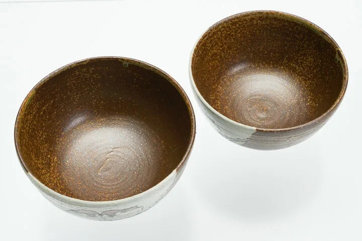 Toushi Kiln Kutani Rice bowl, Fukura sparrow Rice Bowl