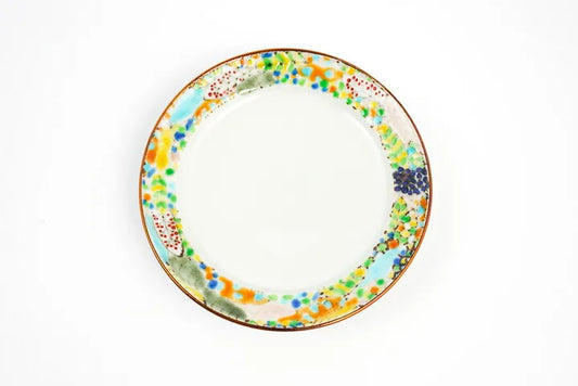Chie Sakurai Kutani Pastel colors Small Plate
