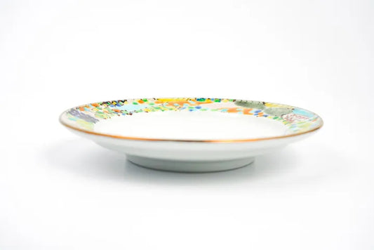 Chie Sakurai Kutani Pastel colors Small Plate
