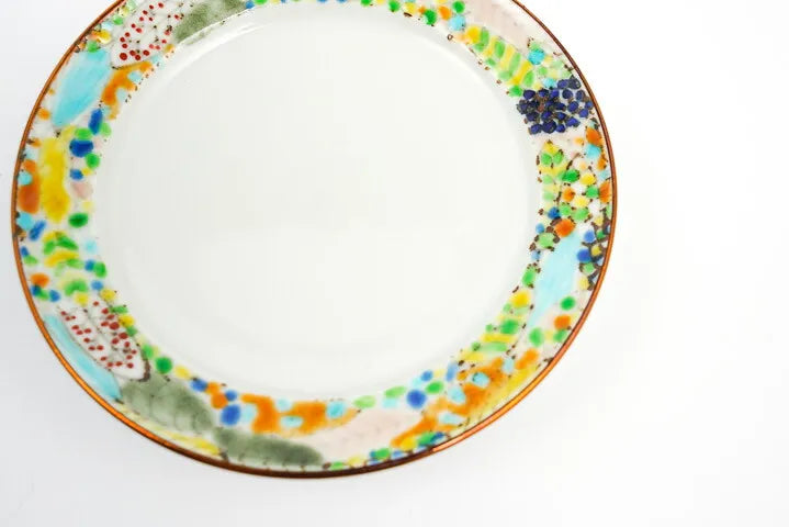 Chie Sakurai Kutani Pastel colors Small Plate
