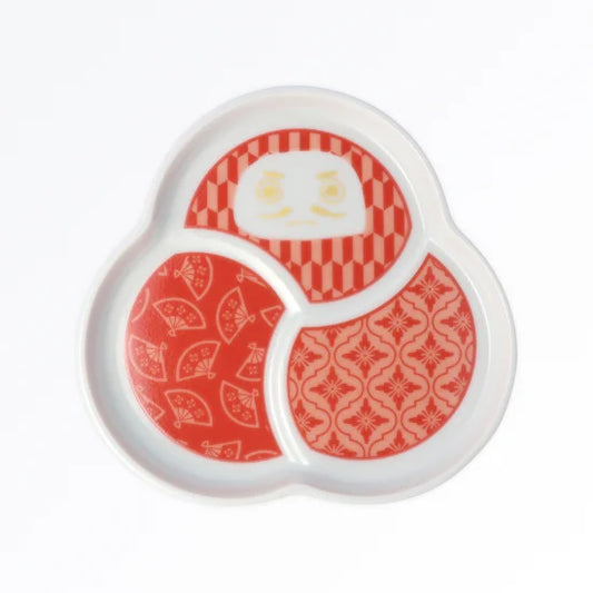 Harekutani Daruma (red) Small Plate
