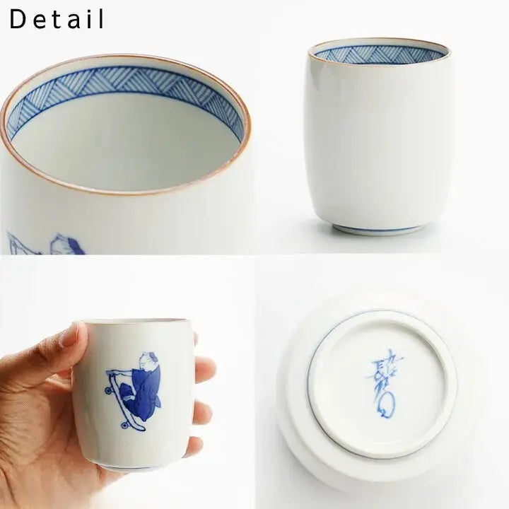 Choose from 12 designs: “Flute” Series Teacups / Kamide Chōemon Kiln