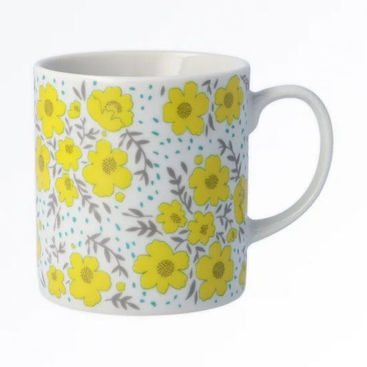 Harekutani Flower (Yellow) Mug