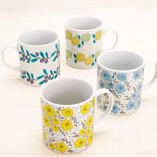 Harekutani Flower (Yellow) Mug