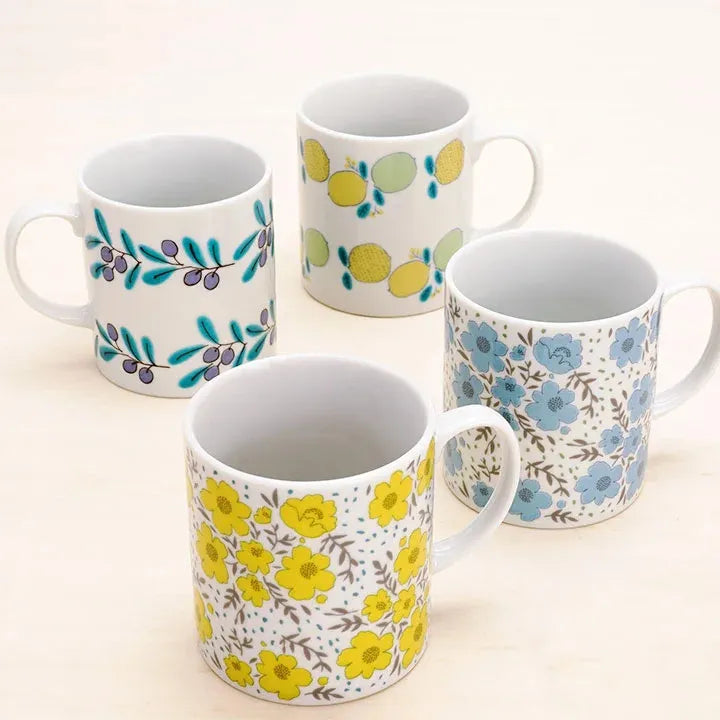 Harekutani Flower (light blue) Mug