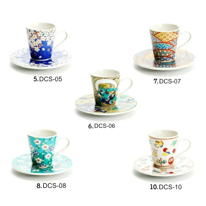 Choice of Kutani Seiko Demitasse Cup & Saucer