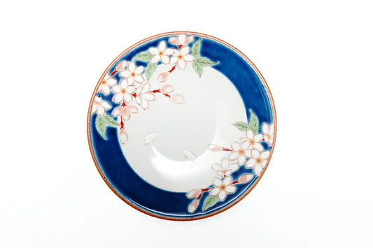 Seiko Kiln Kutani Cherry Blossoms Medium Plate