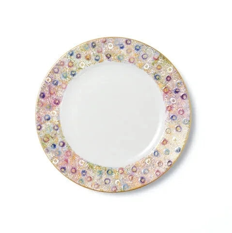 Mariko Nakagawa Kutani One Thousand Flowers Large Plate