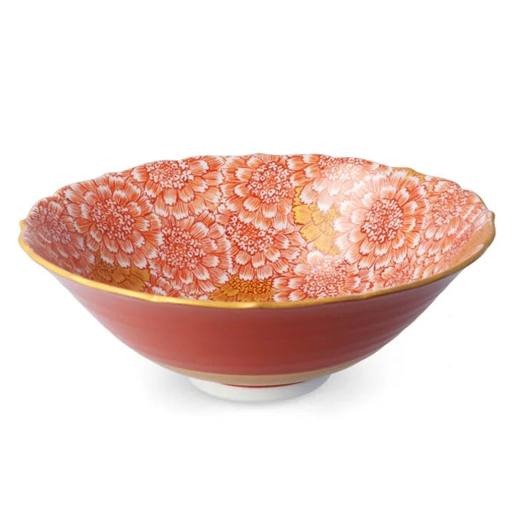 Mariko Nakagawa Kutani New Rinka bowl fine gorgeous red Bowl