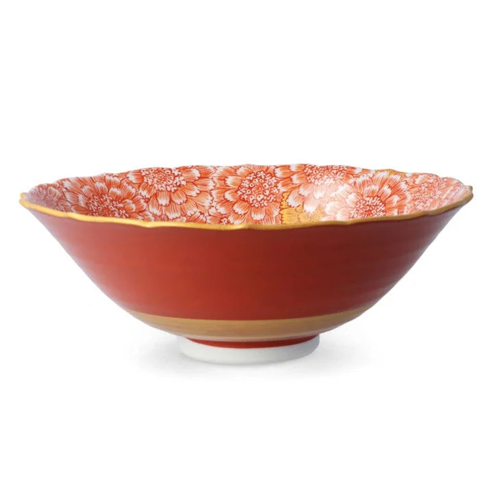 Mariko Nakagawa Kutani New Rinka bowl fine gorgeous red Bowl