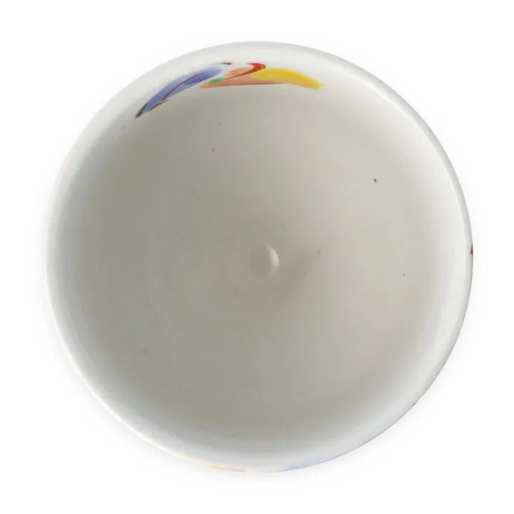 Kokuzo Kiln Kutani Dancing in the wind Wine Glass