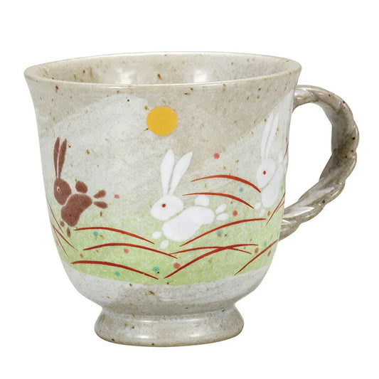 Kutani Mug “Tsuki Usagi” (Moon Rabbit)