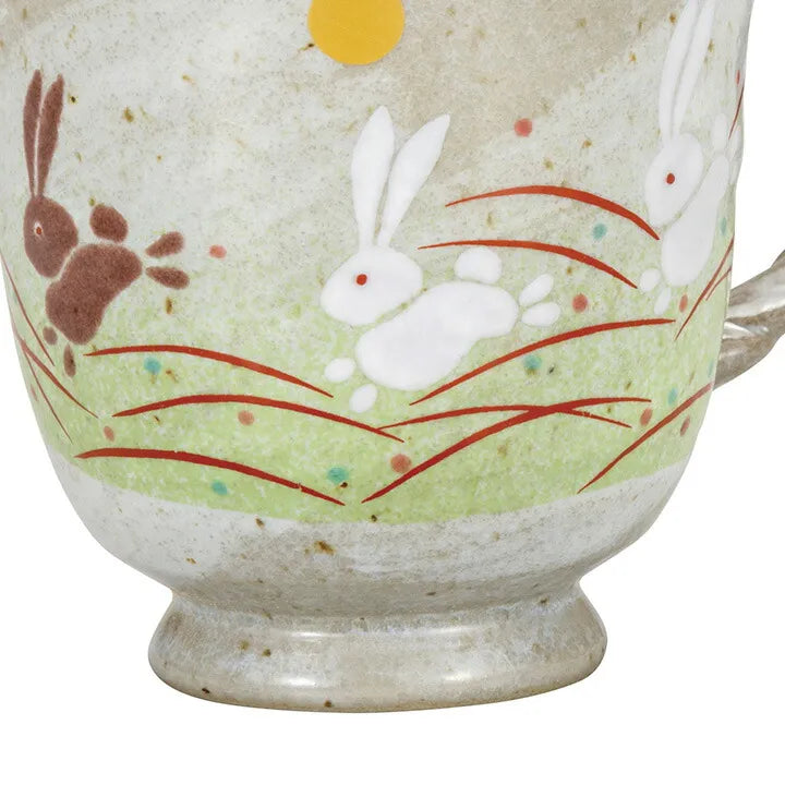 Kutani Mug “Tsuki Usagi” (Moon Rabbit)