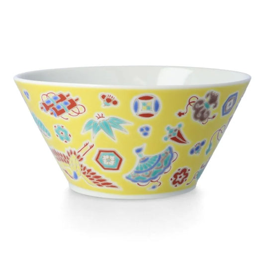 Seiko Kutani Yellow Kouchi Bowl