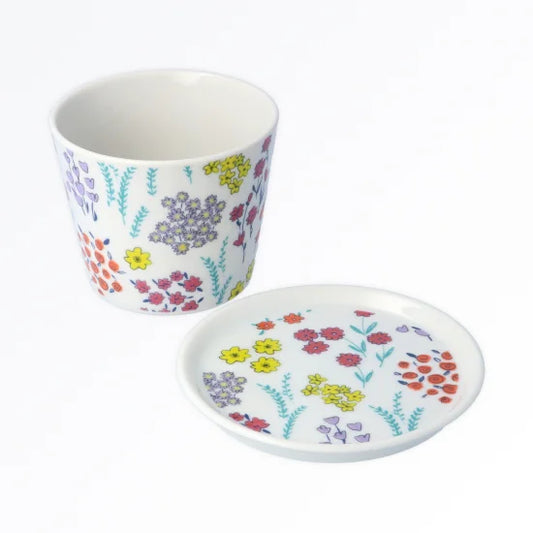 Harekutani Botanical Cup and Saucers