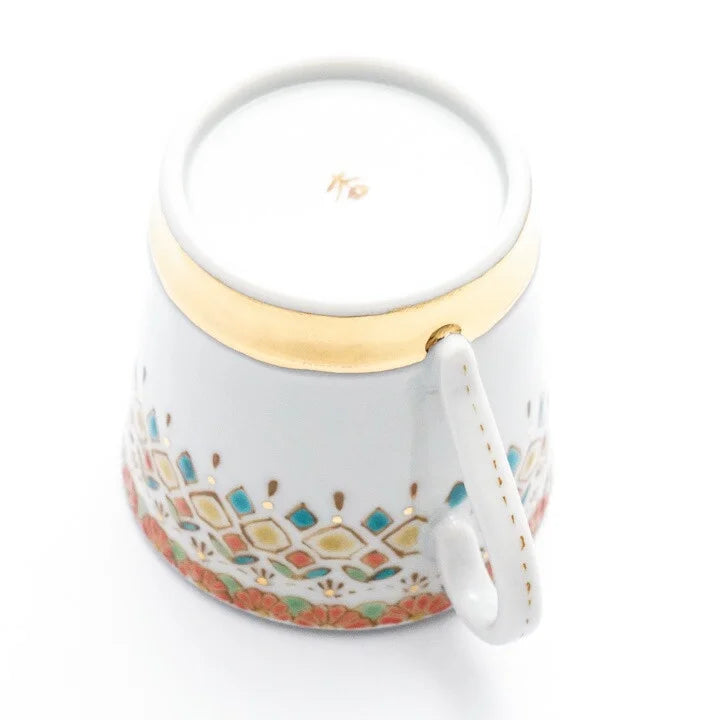 Kyouka Minami Kutani glittering essays Cup and Saucers