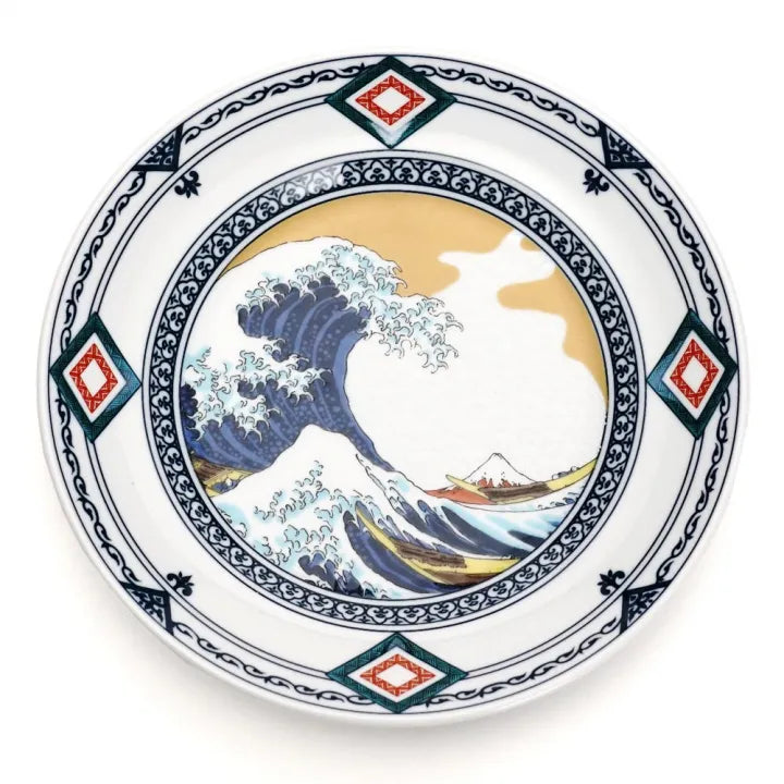 Seiko Kiln Kutani Hokusai Large Plate