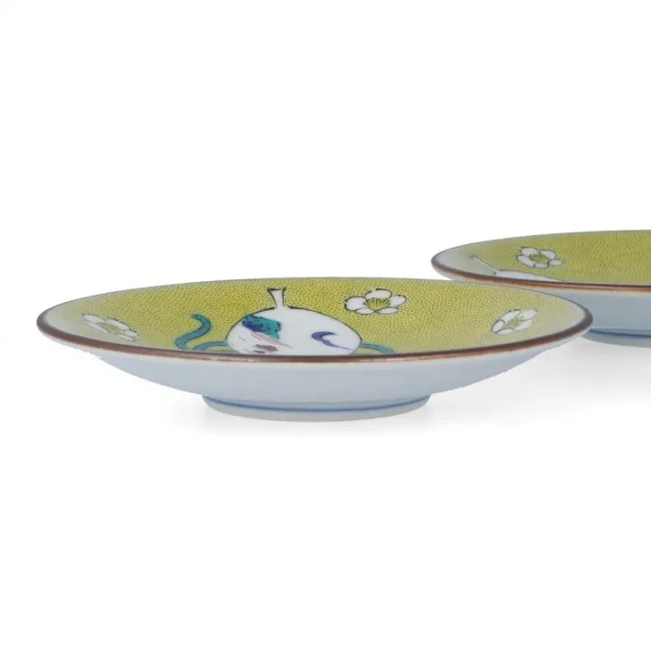 Seiko Kiln Kutani Yoshidaya Small Plate (5pcs)