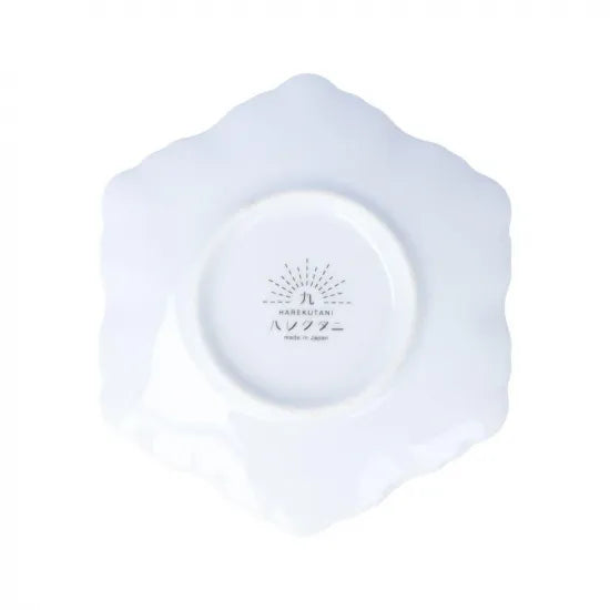 Harekutani Kutani Akae Flower Small Plate