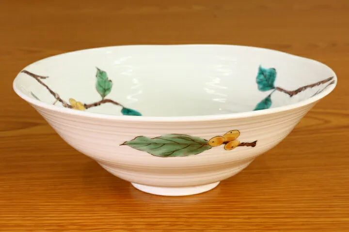 Seiko Kiln Kutani Japanese White-eye Bird Bowl