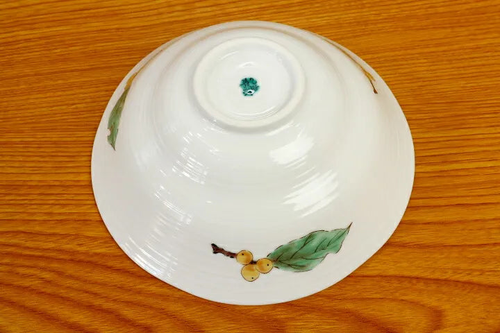 Seiko Kiln Kutani Japanese White-eye Bird Bowl