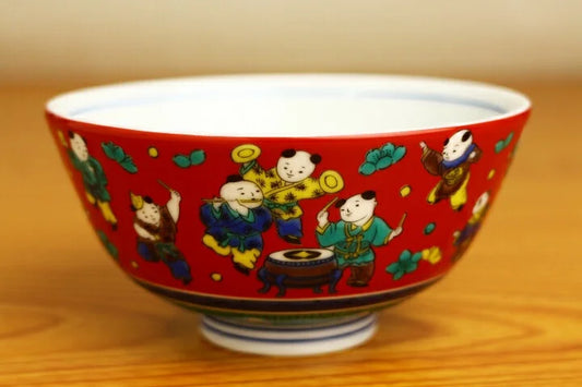 Seiko Kutani mokubei Rice Bowl