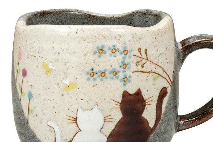 Kutani Mug “Hidamari Iroe Yu” (Sunny Spot )
